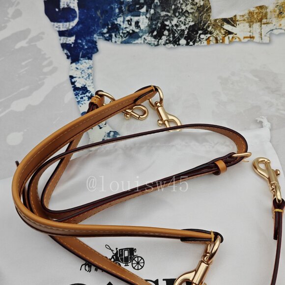 Coach Ashton In Signature Denim Shoulder Bag - Picture 10 of 10